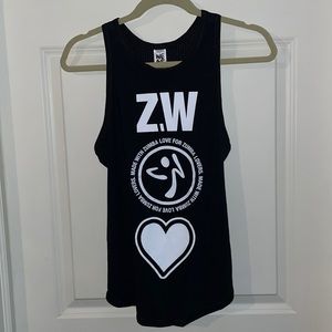 Black Zumba Tank Top - Brand New!